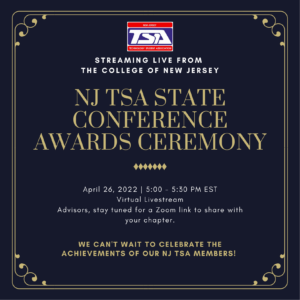 NJ TSA Awards Ceremony Announcement 2022